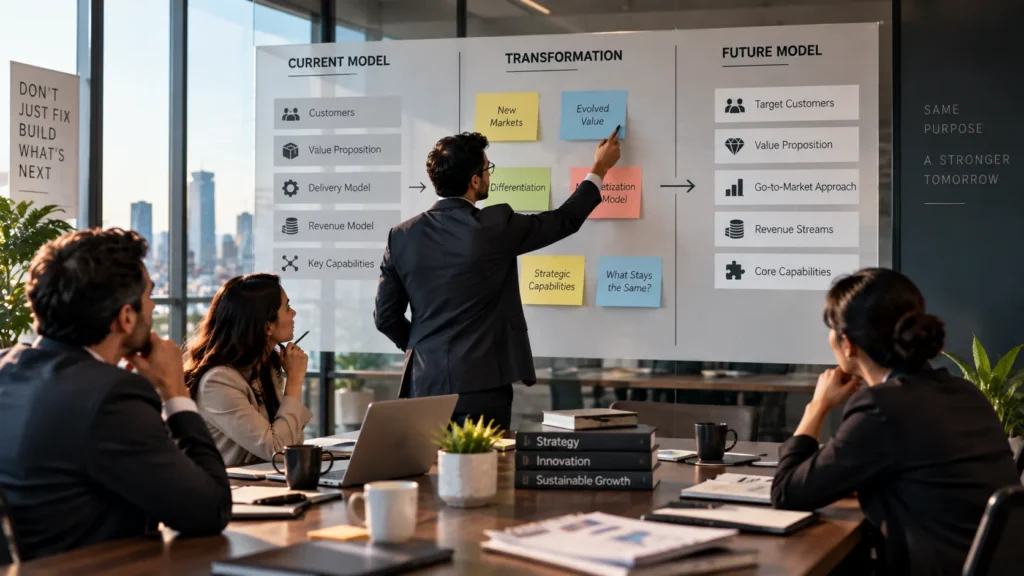 What Actually Needs To Change In A Business Model Transformation 